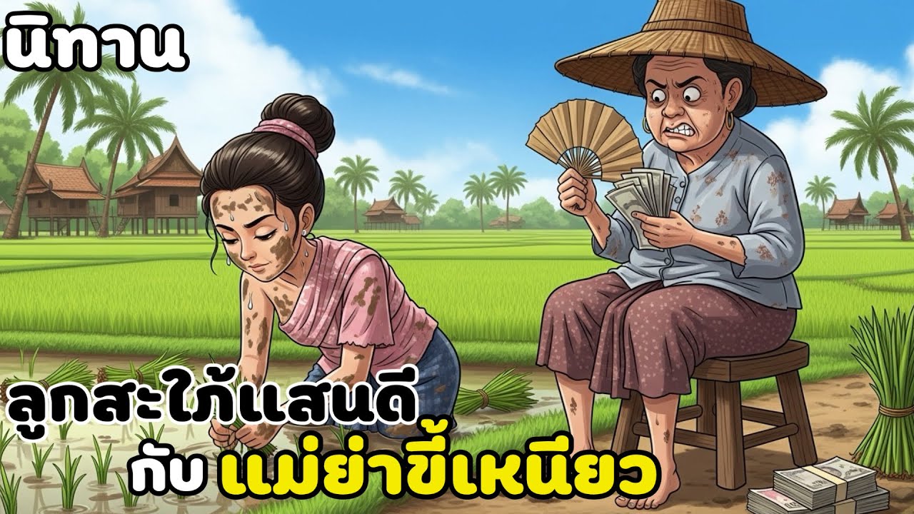 นิทาน 🌟 ลูกสะใภ้แสนดีกับแม่ย่าขี้เหนียว 🌟#นิทาน #นิทานพื้นบ้าน #นิทานก่อนนอน #นิทานสั้น #นิทานสอนใจ 