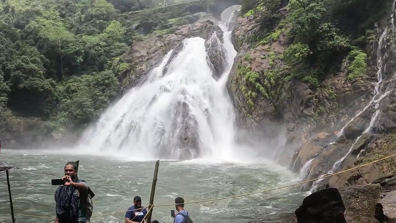 Dudhsagar Waterfalls (Goa, India) Trekking - time lapse video Sep 30, 2025