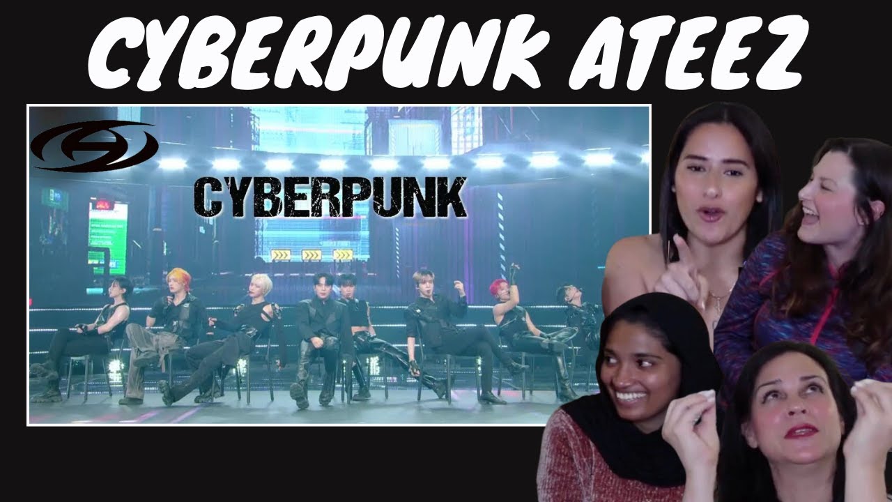 Первая реакция друзей на Ateez | Cyberpunk Live