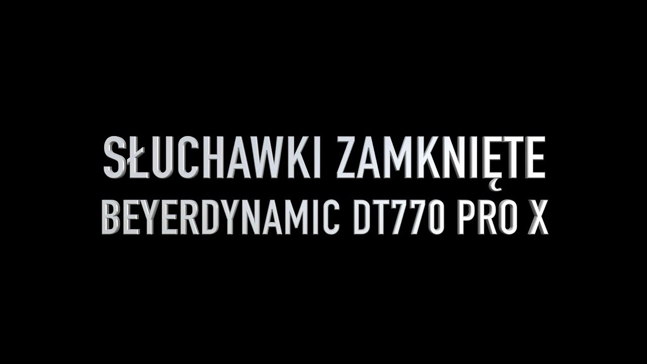 Beyerdynamic DT770 PRO X Słuchawki zamknięte w nowej odsłonie!