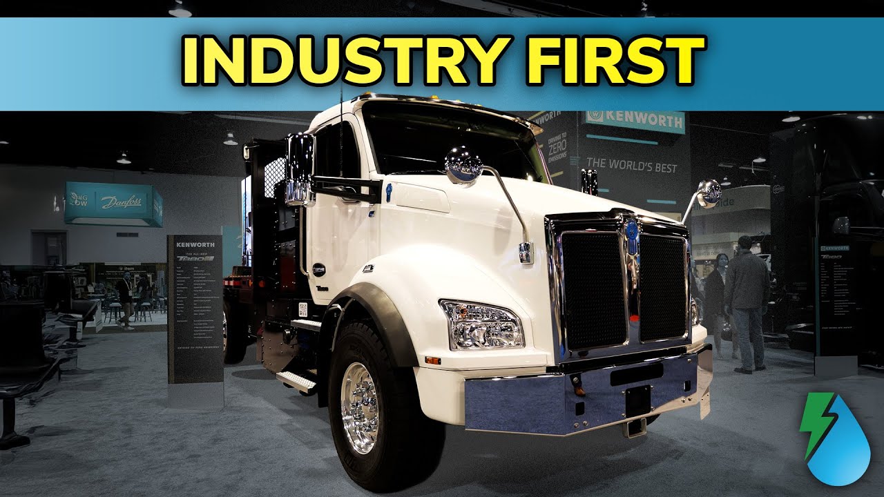 Kenworth Unveils Industry-First T880E Electric Vocational Truck + New T680E