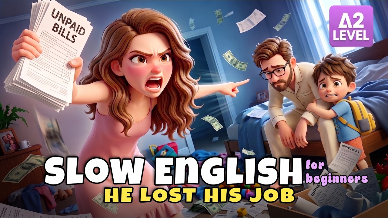 Everything Changed When Dad Lost His Job! I Easy English Listening for Beginners (A1&ndash;A2)