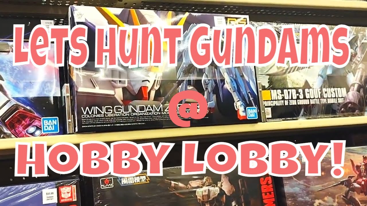 Epic Gundam Hunting At Hobby Lobby!