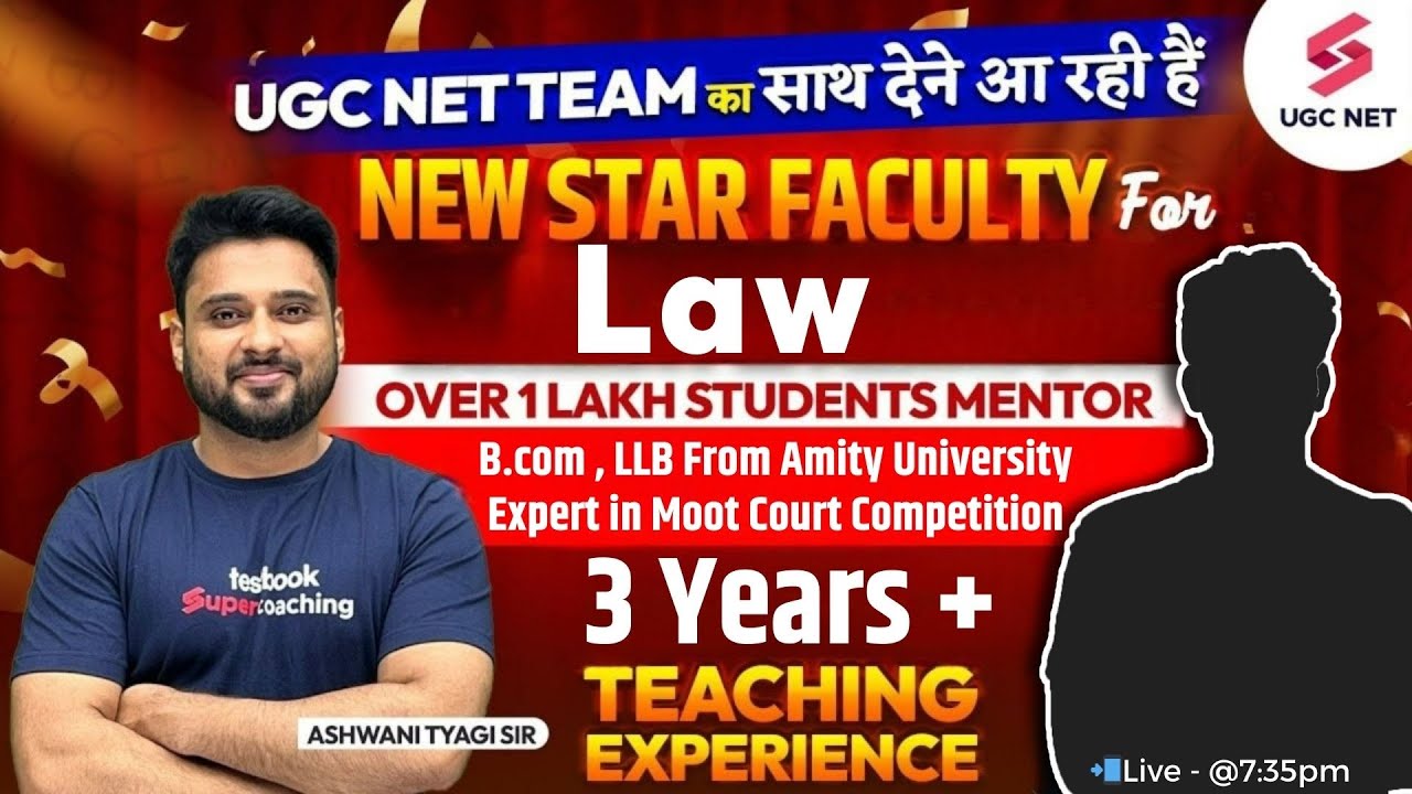 UGC NET 2024 Law Preparation | New Star Faculty For LAW in UGC NET Testbook Team #ugcnet2024