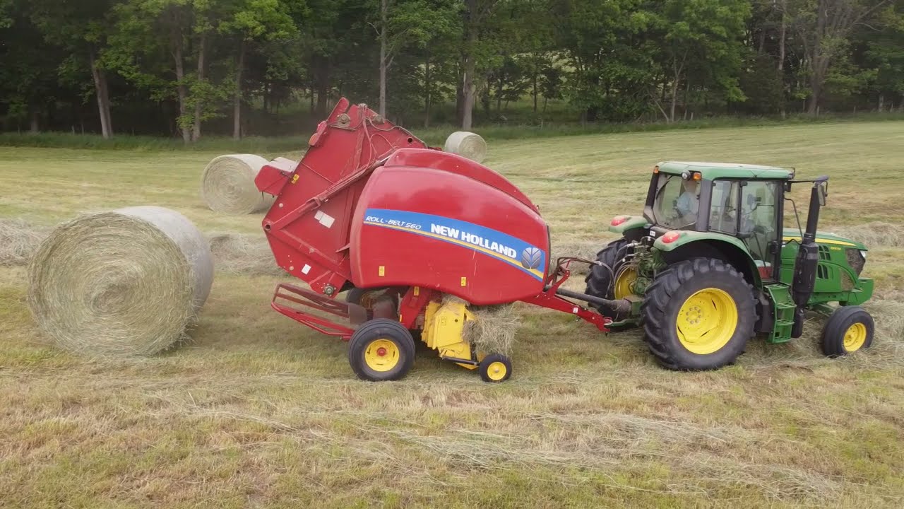 Baling Hay the 21st Century Way!