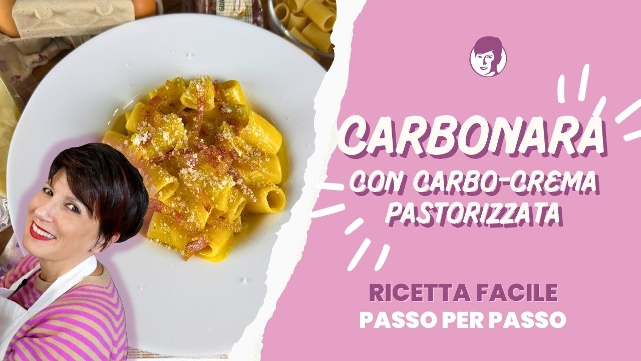 Carbonara con carbo-crema pastorizzata con Kenwood Cooking Chef | Antonietta Polcaro