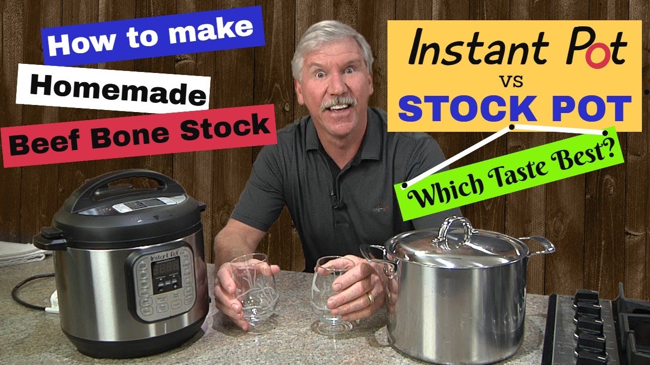 How to make Beef Stock - Instant Pot vs Traditional