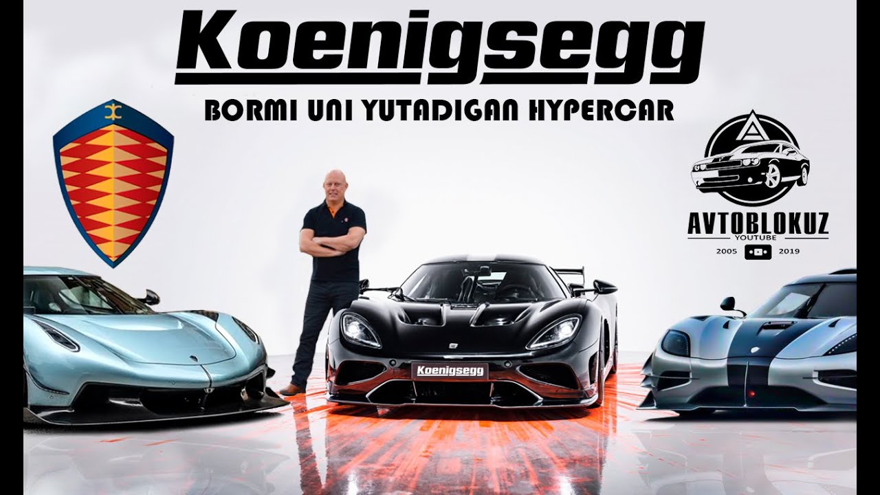 Koenigsegg  Bormi uni yutadigan Giper car