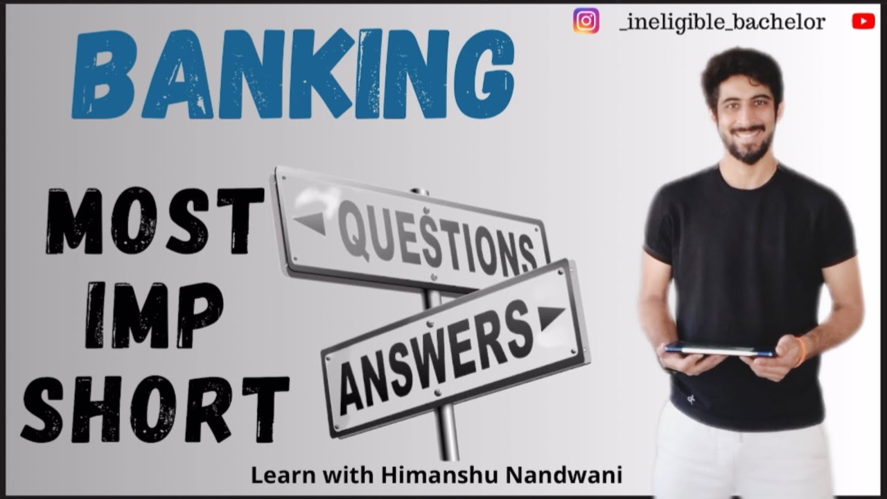 Banking short Q&A | Short answers | Banking | VNSGU | BCom Sem 6 | #himanshunandwani
