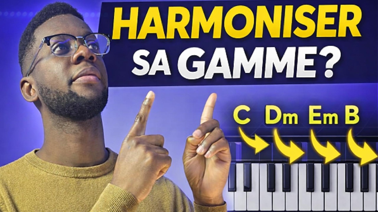 L’harmonisation de la gamme majeure expliquée pas à pas (piano)