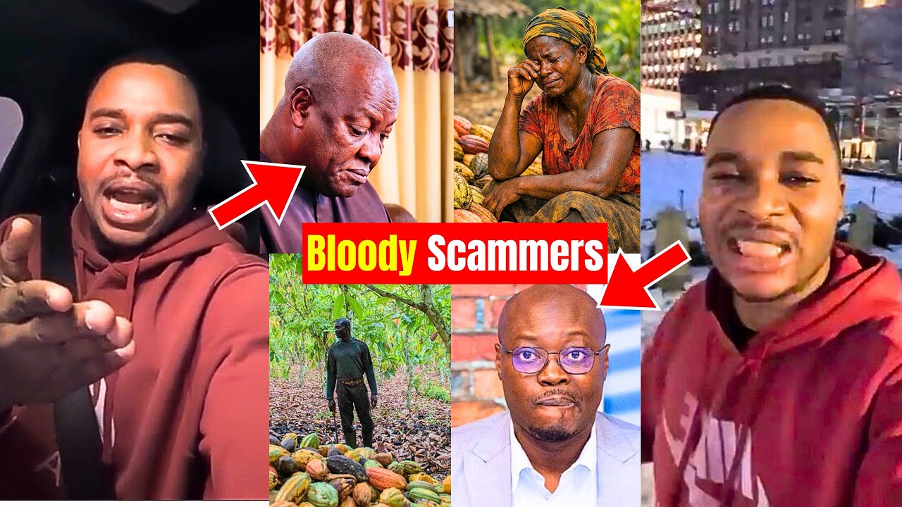 F00LISH scammer, give them ¢6,500! Twene Jonas blàst John Mahama & Ato Forson over Cocoa price cut