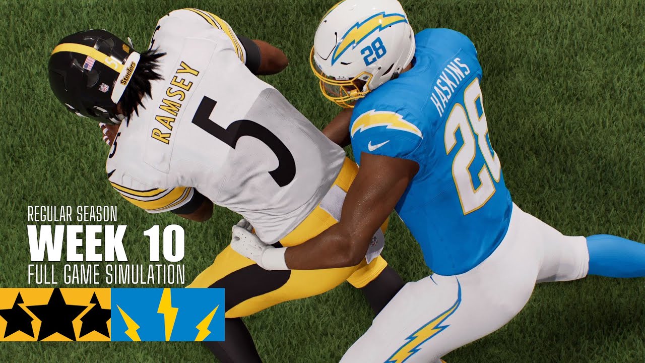 Steelers vs. Chargers | 2025-26 Season Week 10 | Madden NFL 26 Simulation
