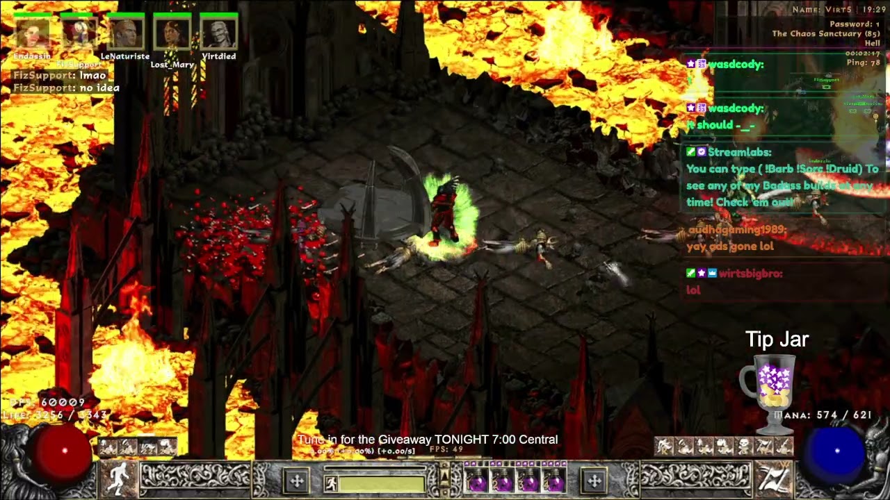 Rocking out To Requested music on 99 HC Throw barb! XD