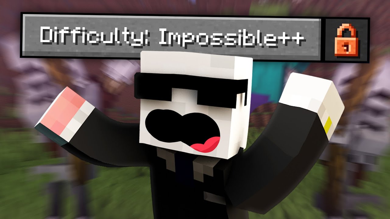 Bandžiau pereiti Neįveikiama Minecraft REŽIMĄ!