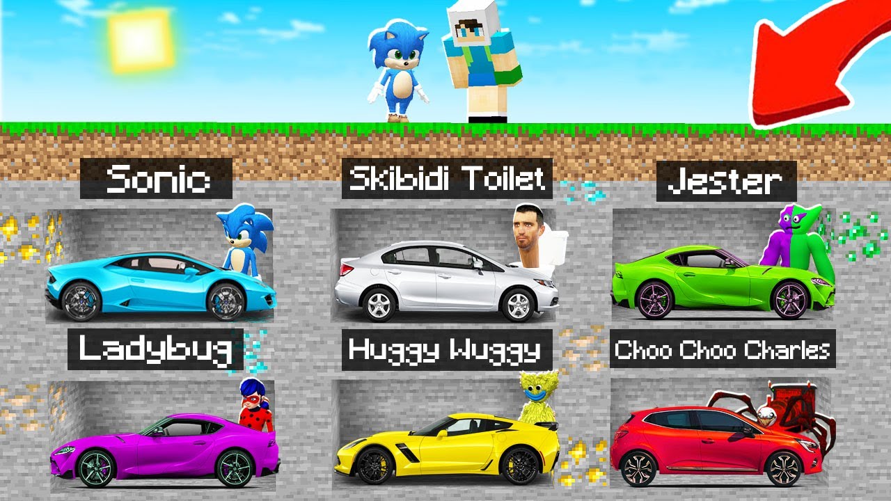 HANGİ ESRARENGİZ ARABAYI SE&Ccedil;MELİYİM - 😱 Minecraft