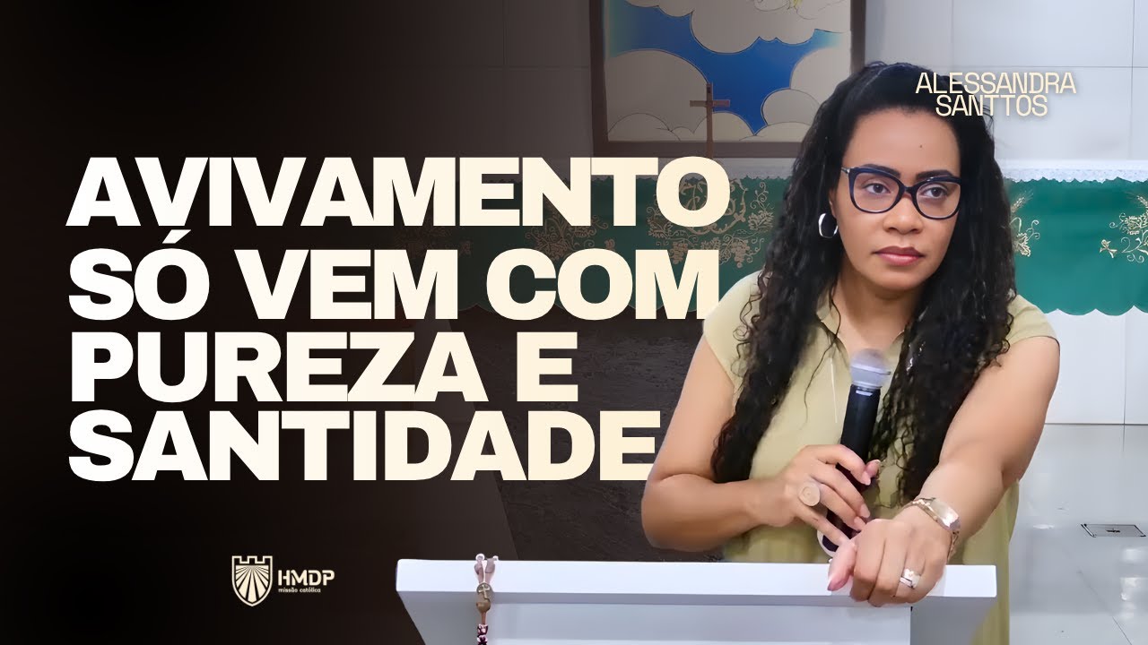 NÃO ME CANSO DE DIZER QUE O SENHOR É SANTO | Alessandra Santtos