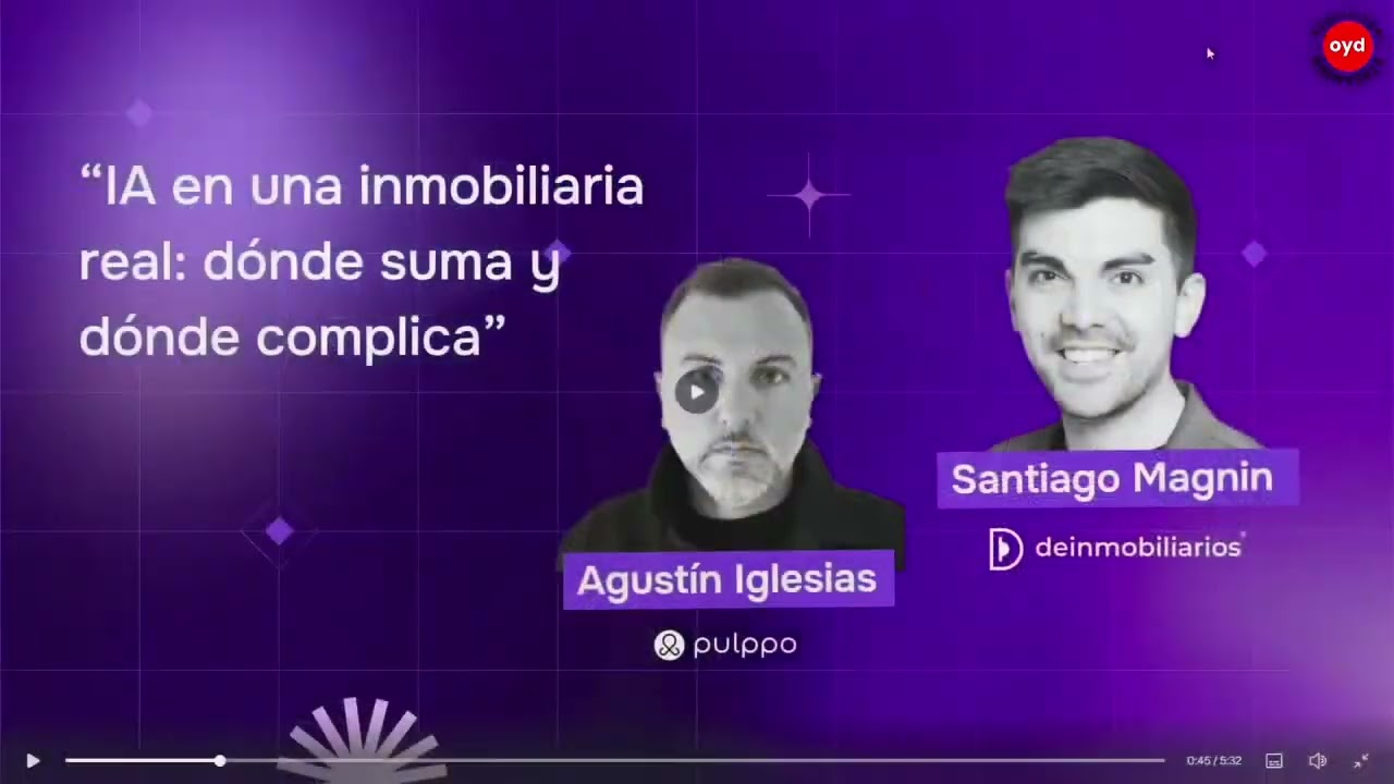 IA en real estate: oportunidades y próximos pasos | NEXO 2025 | Deinmobiliarios + Pulppo