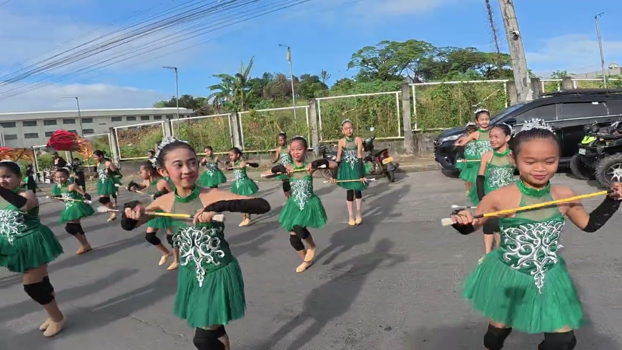 SVES Drum and Bell Corps Performance - San Vicente Barangay Hall Flag Raising Ceremony