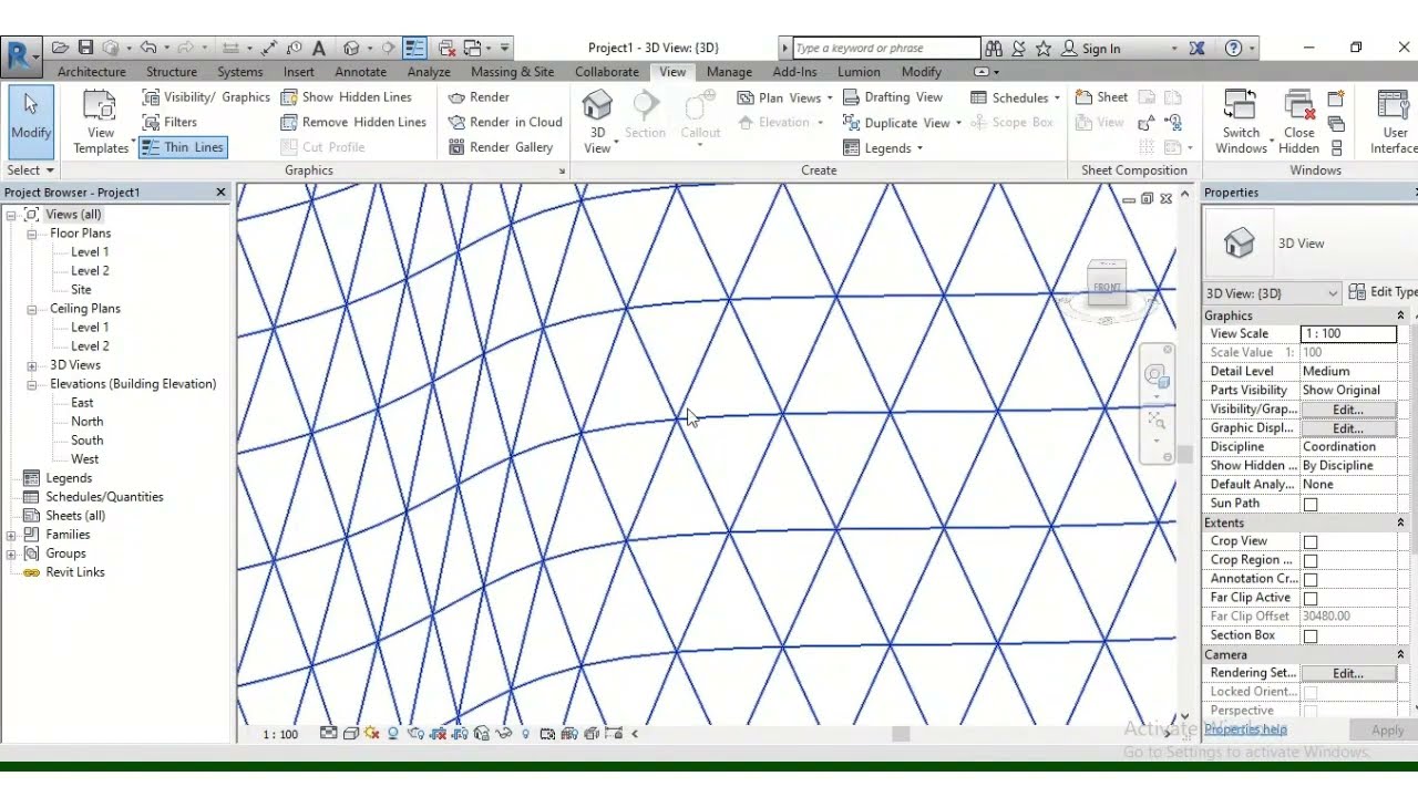 🔴How To Create Pattern Based Curtain Wall in Revit ( Video #2) Mal-Architect