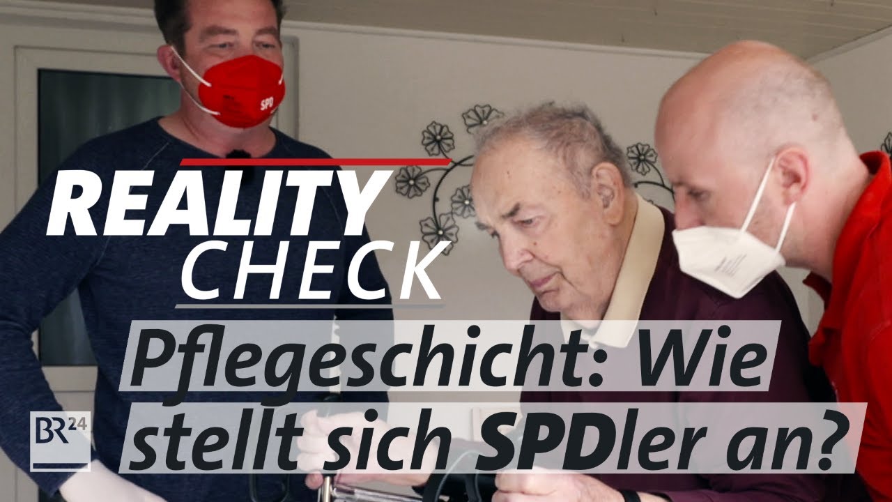 SPD-Politiker arbeitet als Pfleger - wie stellt er sich an? | Reality Check | Kontrovers | BR24