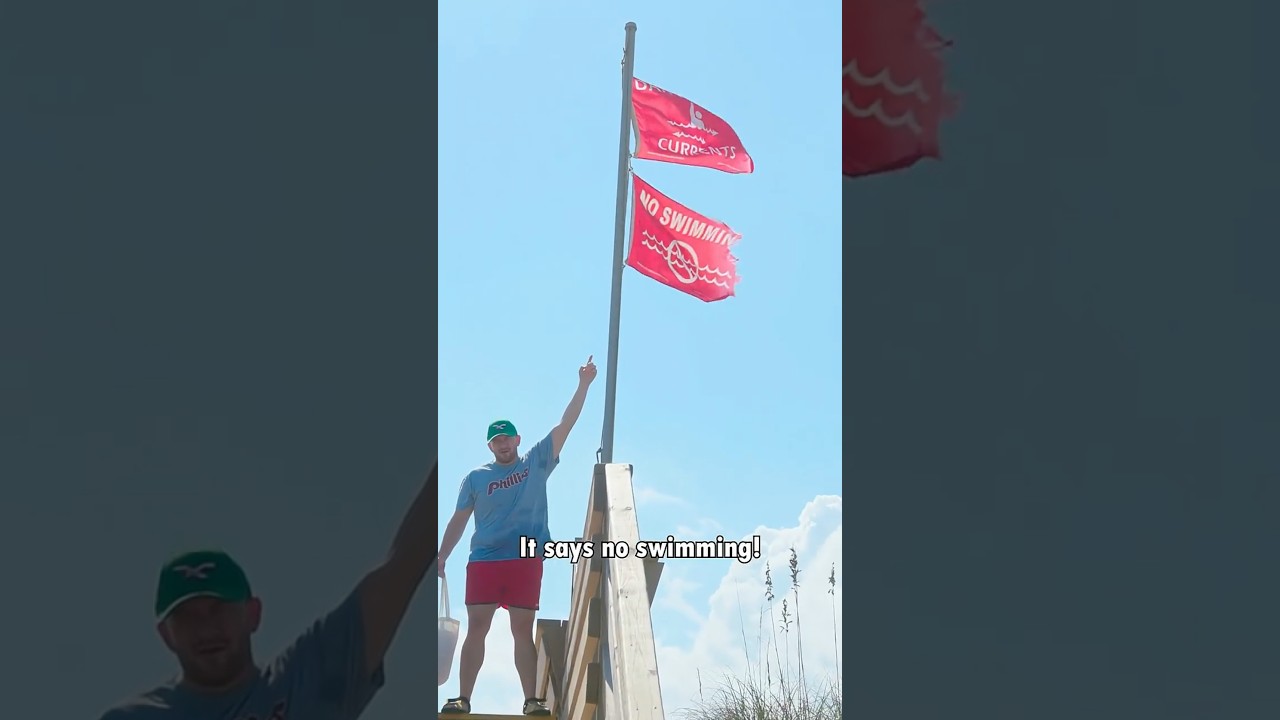 No swimming
