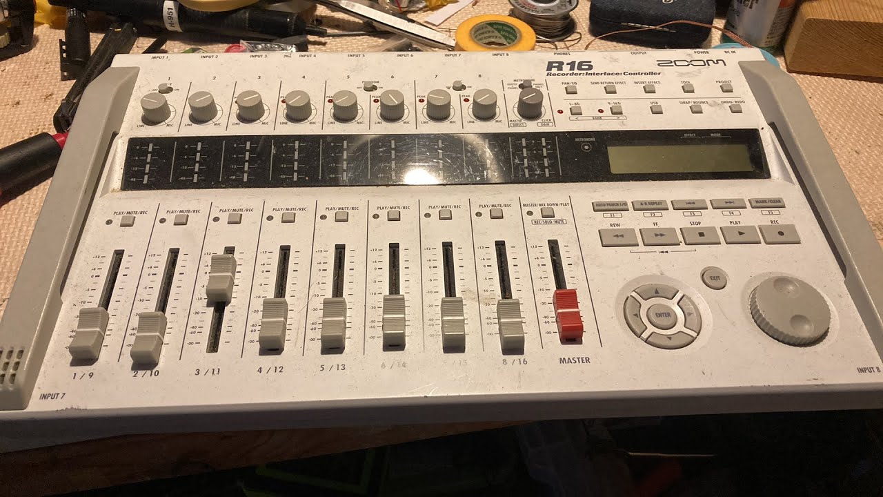 ZOOM R16(MTR)のDCジャック交換