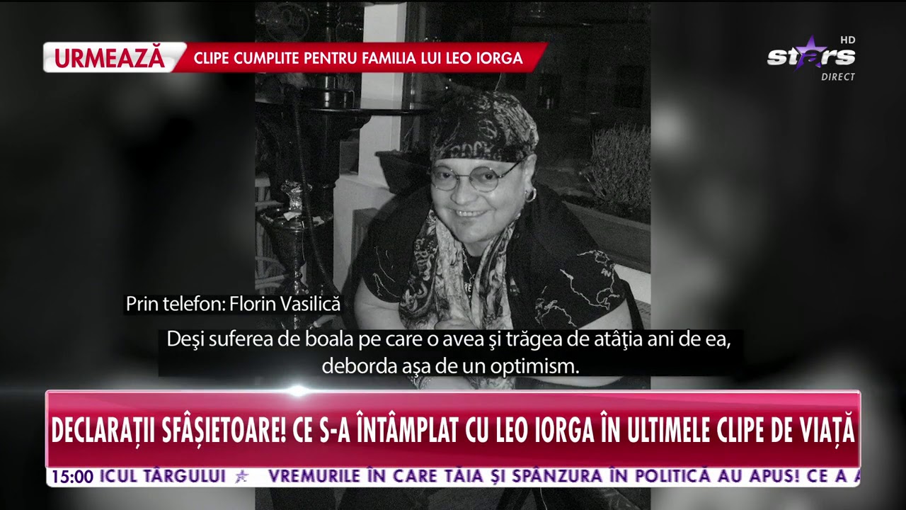 A murit Leo Iorga! Ce reacție a avut fiul artistului