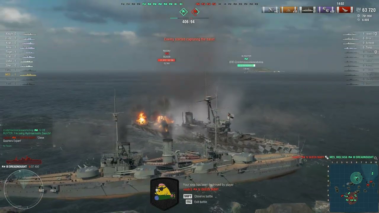 Got the tier 5 Destroyer T-22