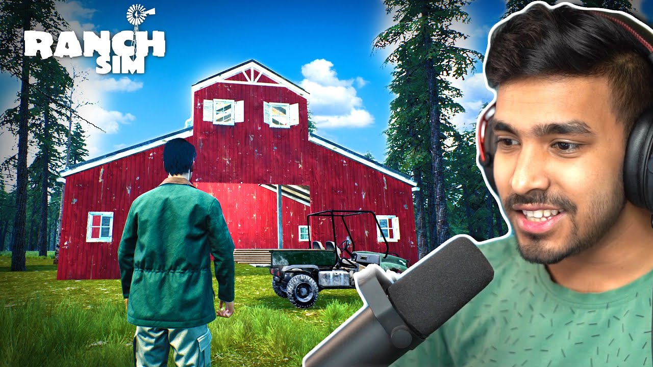 I BUILD A BIG BARN HOUSE | RANCH SIMULATOR GAMEPLAY #3