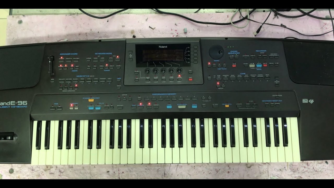 Roland E-96 Ekran aydınlatması değişimi-Master volume potans değişimi/DoktOrg Teknik Servis ✅