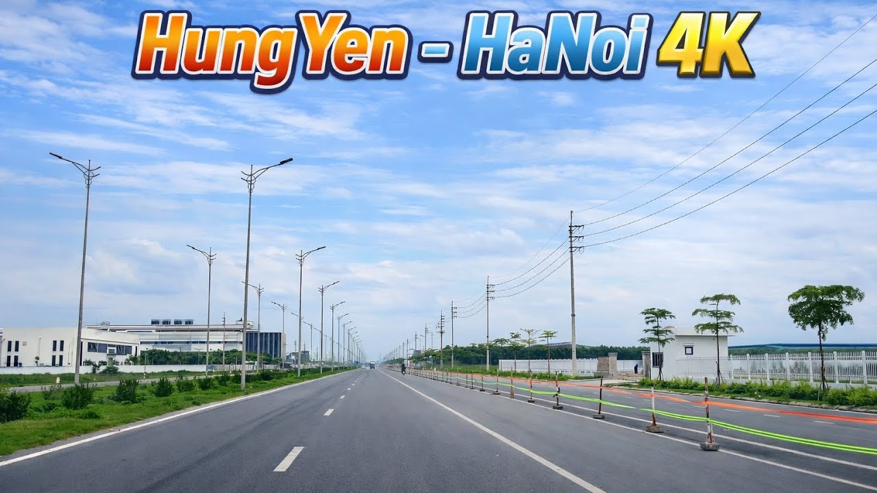 4K POV Drive: Hung Yen to Hanoi – Vietnam Highway Cinematic Journey