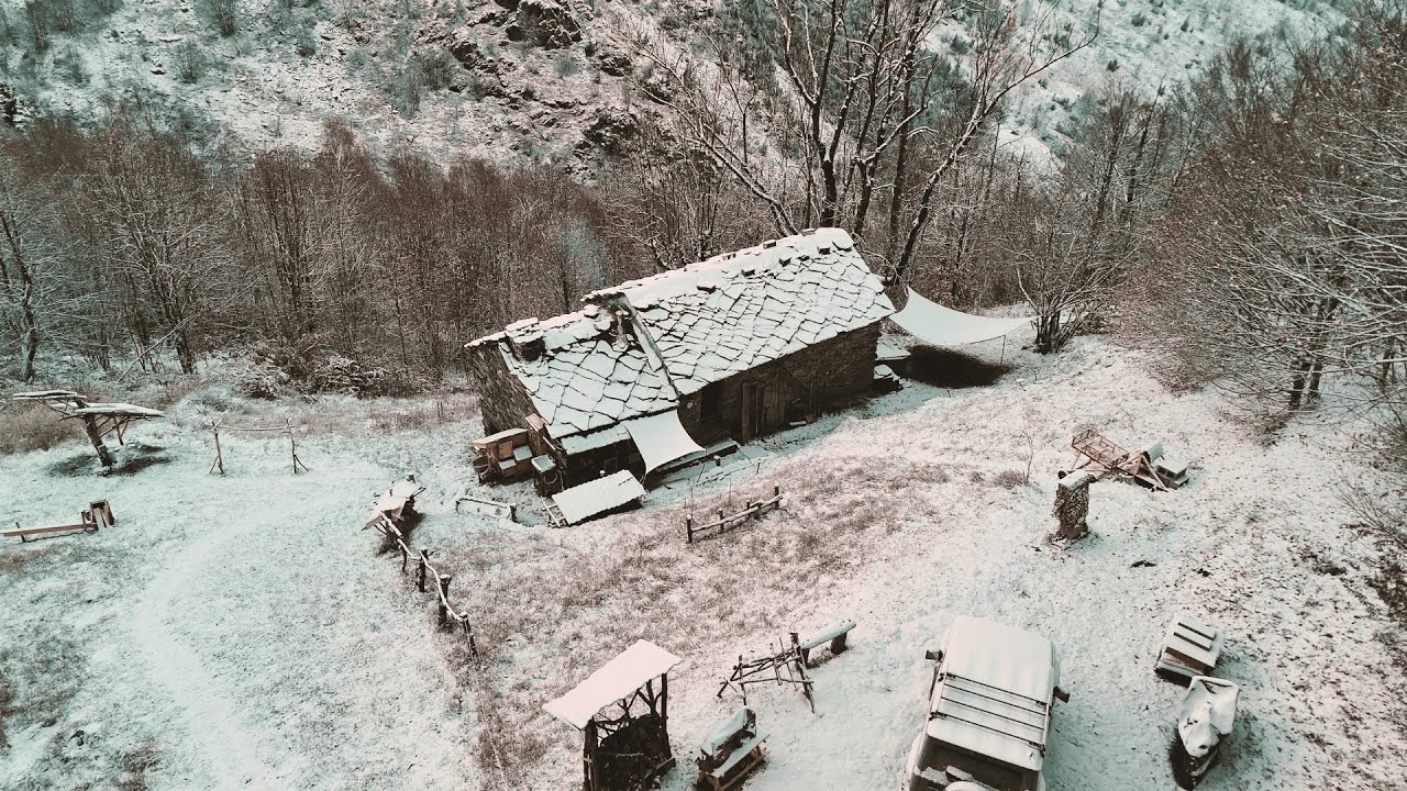 EP 109 | Alone in the Alps: First Snow, a Water System Failure & Cabin Life