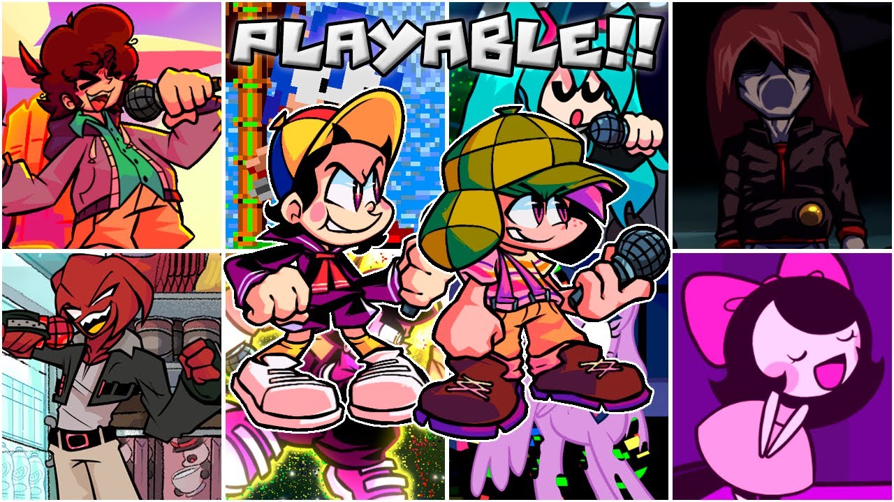 [PLAYABLE!!] Su Vecindad but Different Characters Sing It 🎶 [FNF Su Vecindad but Everyone Sings It]