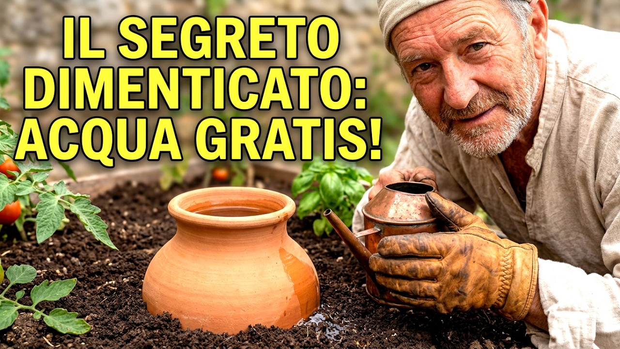 Questo Semplice Vaso di Terracotta Interrato Annaffia il Tuo Giardino Per 6 Mesi
