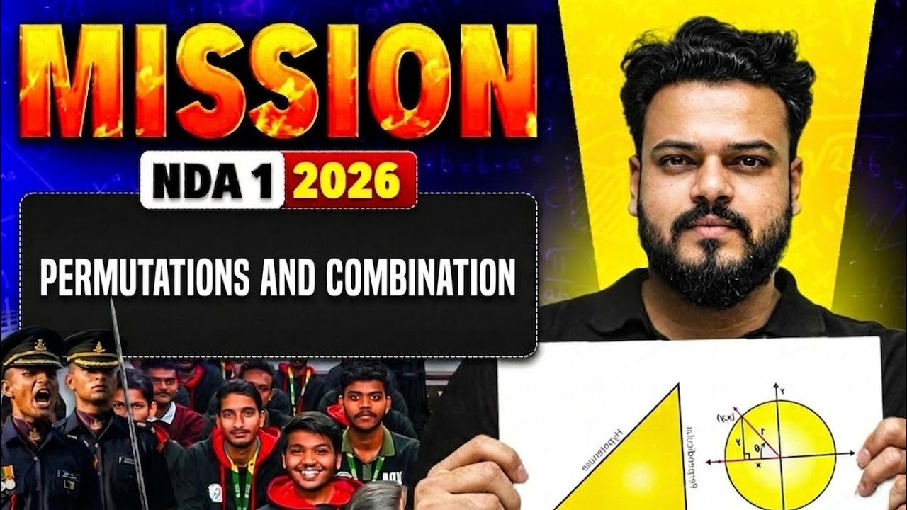 Permutations & Combination | Mission NDA 1 - 2026 | Defence Wallah Offline Academy