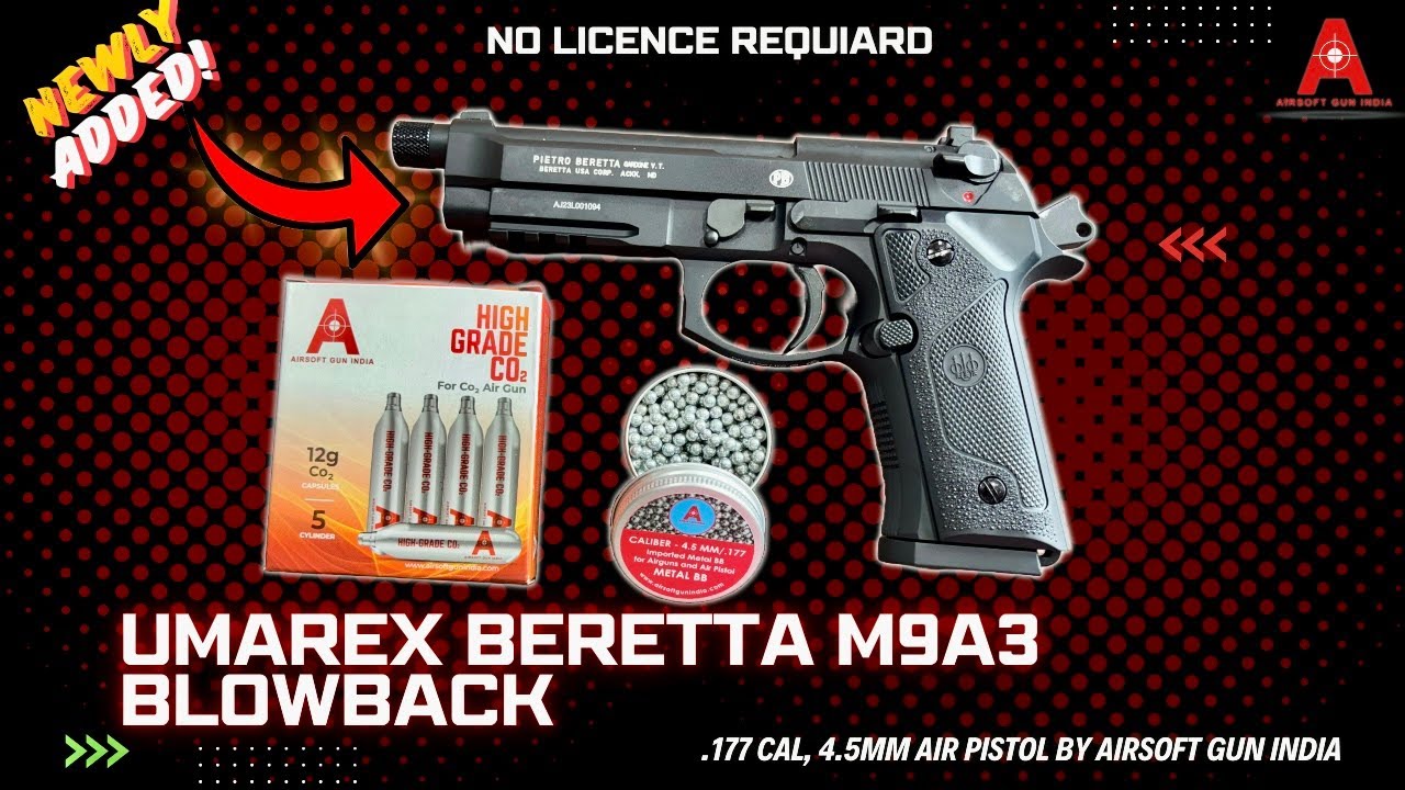 How to use Umarex Beretta M9A3 Blowback .177 Co2 BB Air Pistol ?
