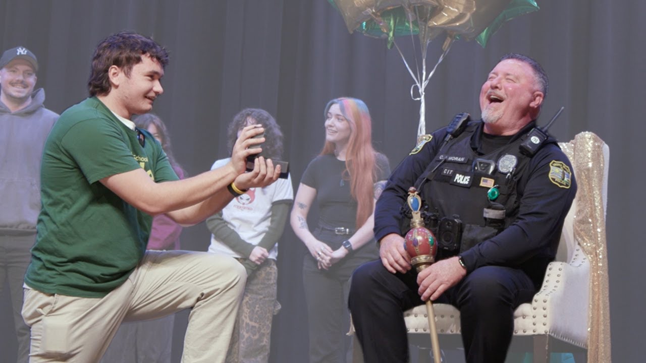 Student Confronts Cop... Then Hands him THIS