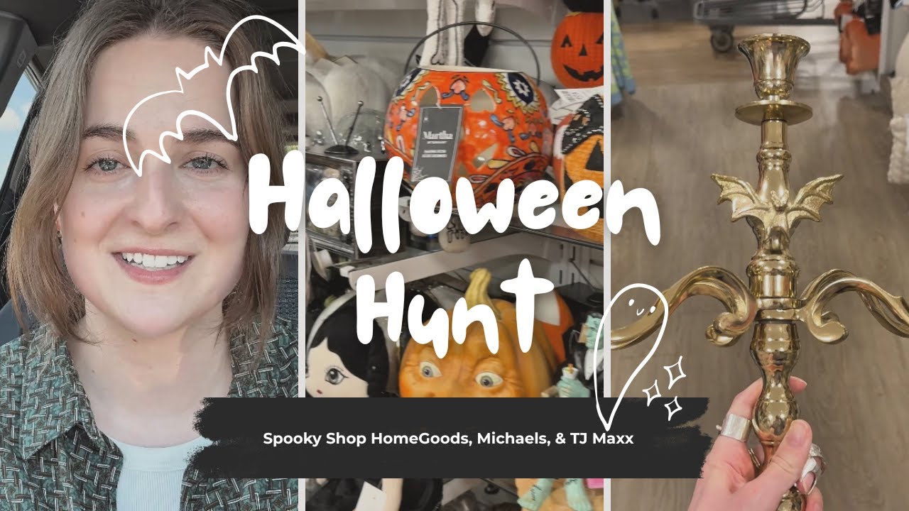 Halloween 2025 Shop With Me: HomeGoods, Michaels & TJ Maxx