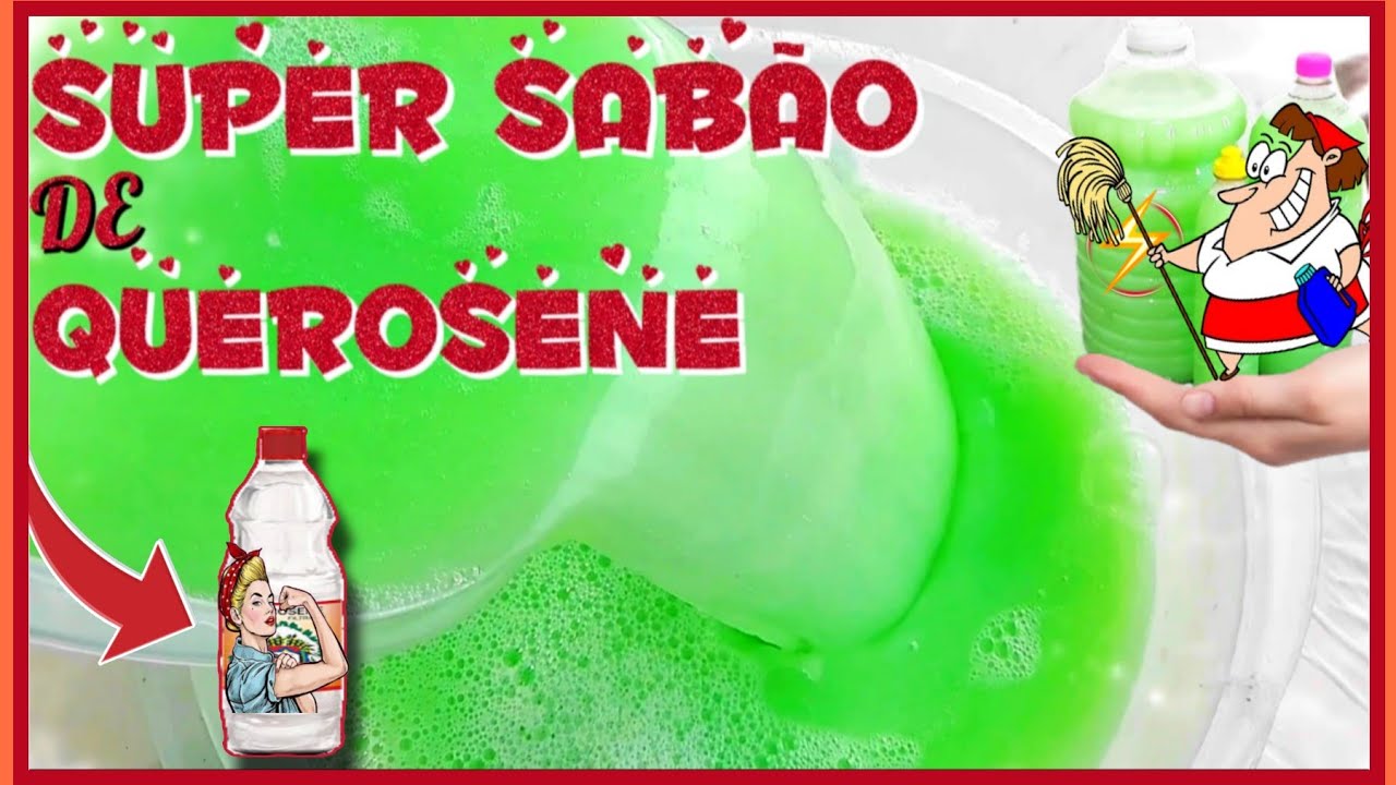 🔴Super Sabão de Querosene sem Soda ativa🔴