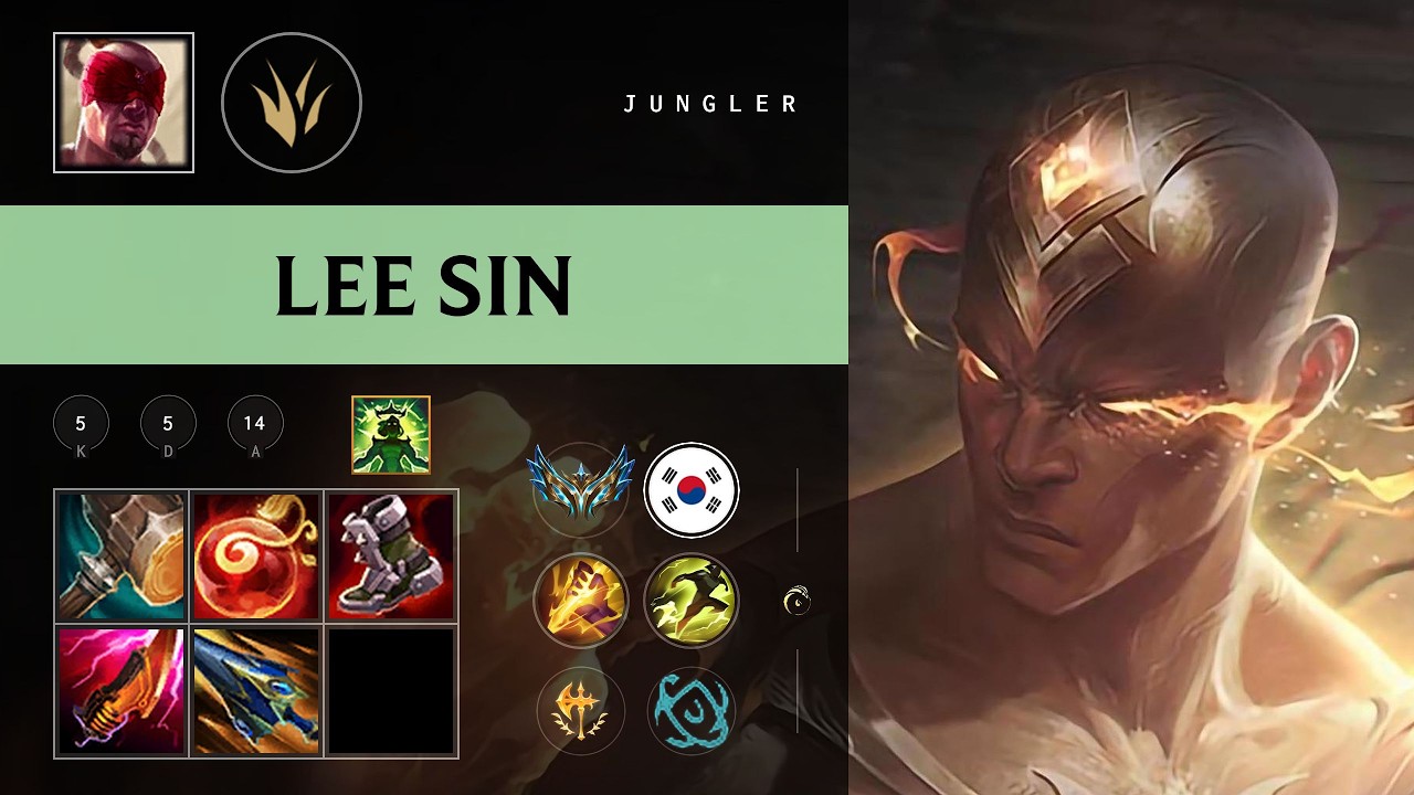 Lee Sin Jungle vs Graves - KR Challenger Patch 26.10