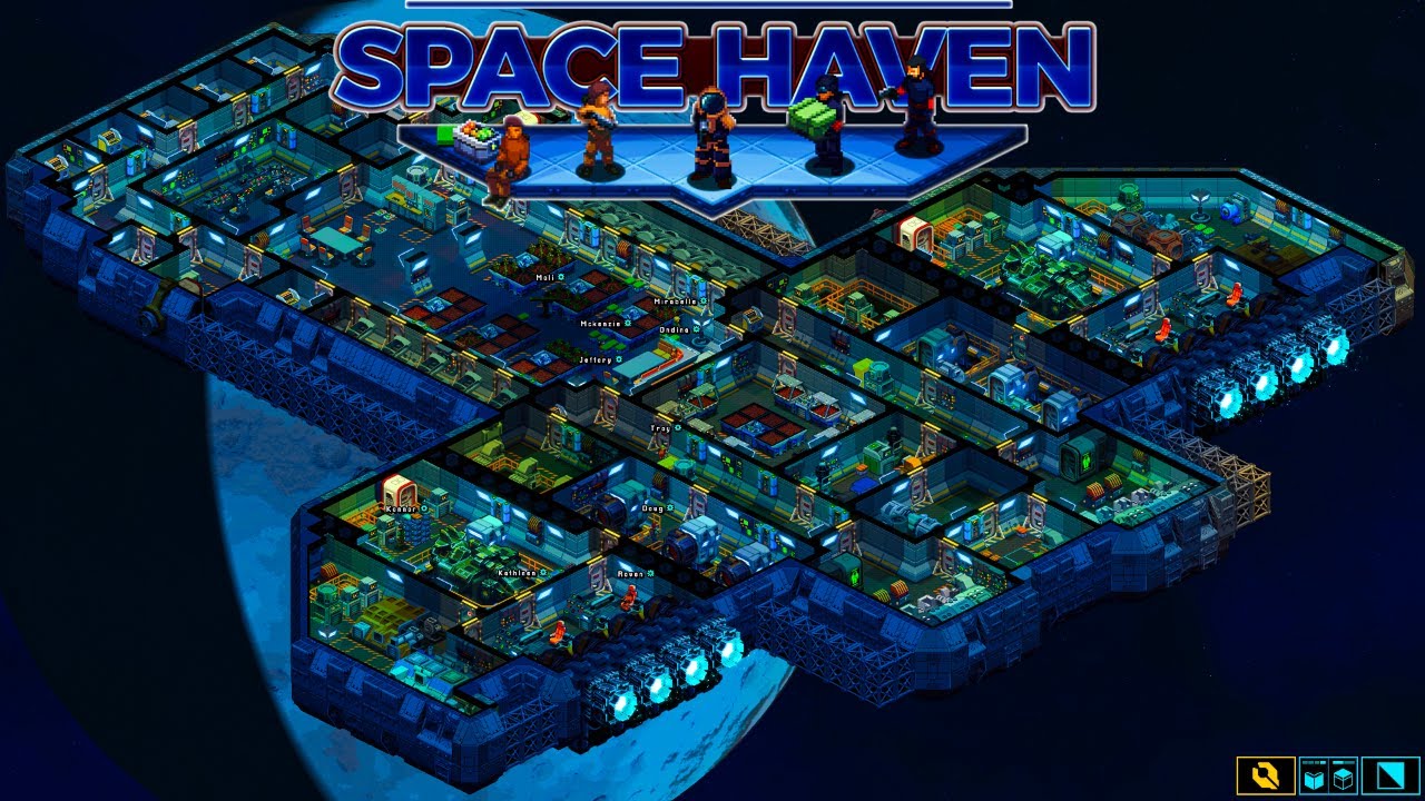 Space Haven | Early Access Trailer (spaceship colony sim)