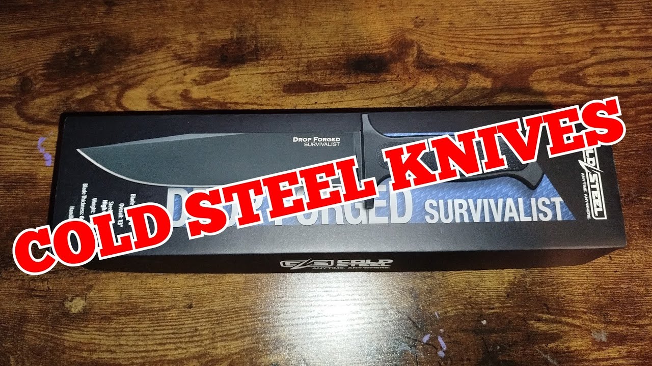 COLD STEEL KNIVES /UNBOXING.                       THE DROP FORGED  SURVIVALIST