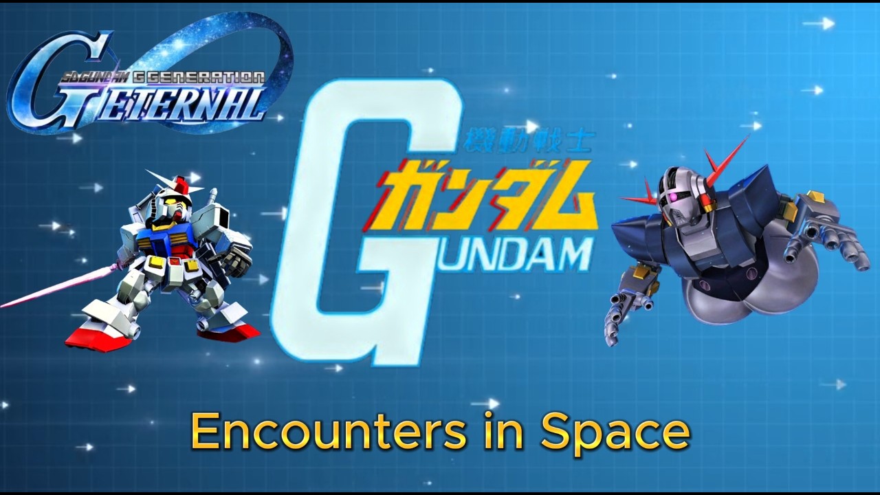 SD Gundam G Generation Eternal 0014 Mobile Suit Gundam Stage-14 Encounters in Space