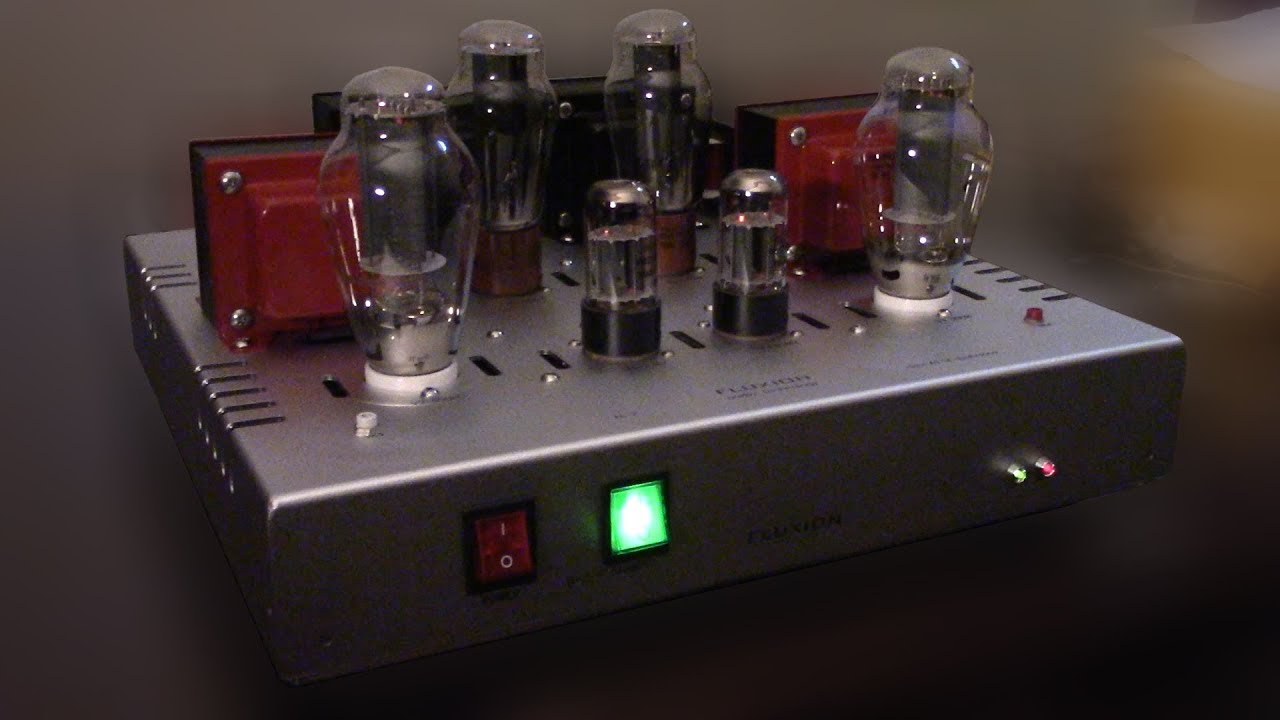 introducing 300B SE dual mono tube amplifier model B-2, FLUXION audio technology