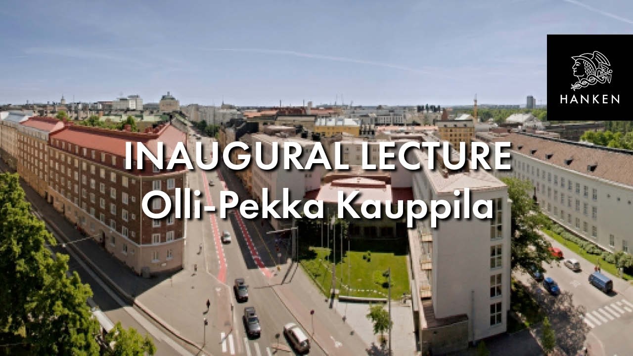 Speech - Olli-Pekka Kauppila, Professor in Management and Organisation