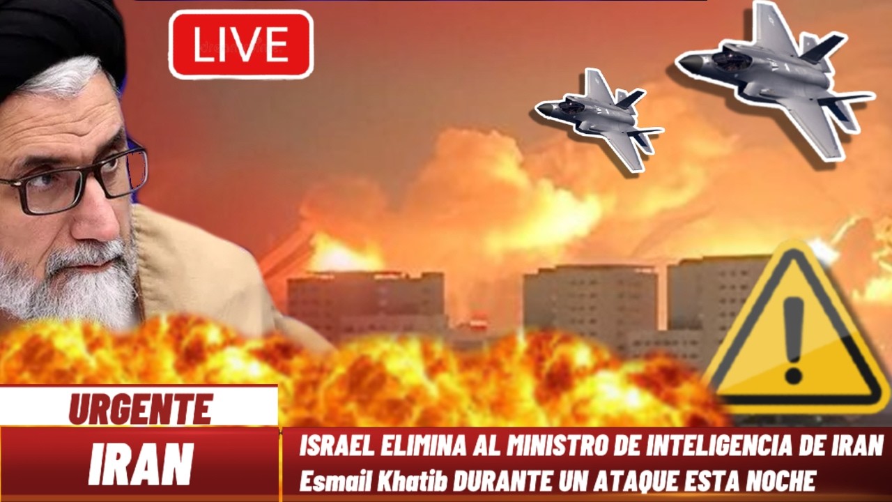 🔴DIRECTO ULTIMA HORA: ISRAEL ELIMINA AL MINISTRO DE INTELIGENCIA DE IRAN ⚠️CAEN MISILES EN TEL AVIV