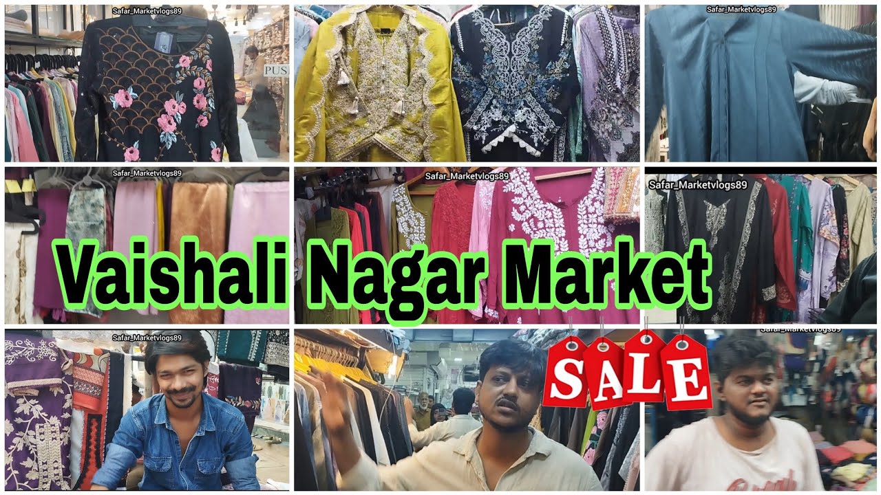Vaishali Nagar Market Jogeshwari - Big sale on Pakistani concept suits & ABAYA - Latest video alert 