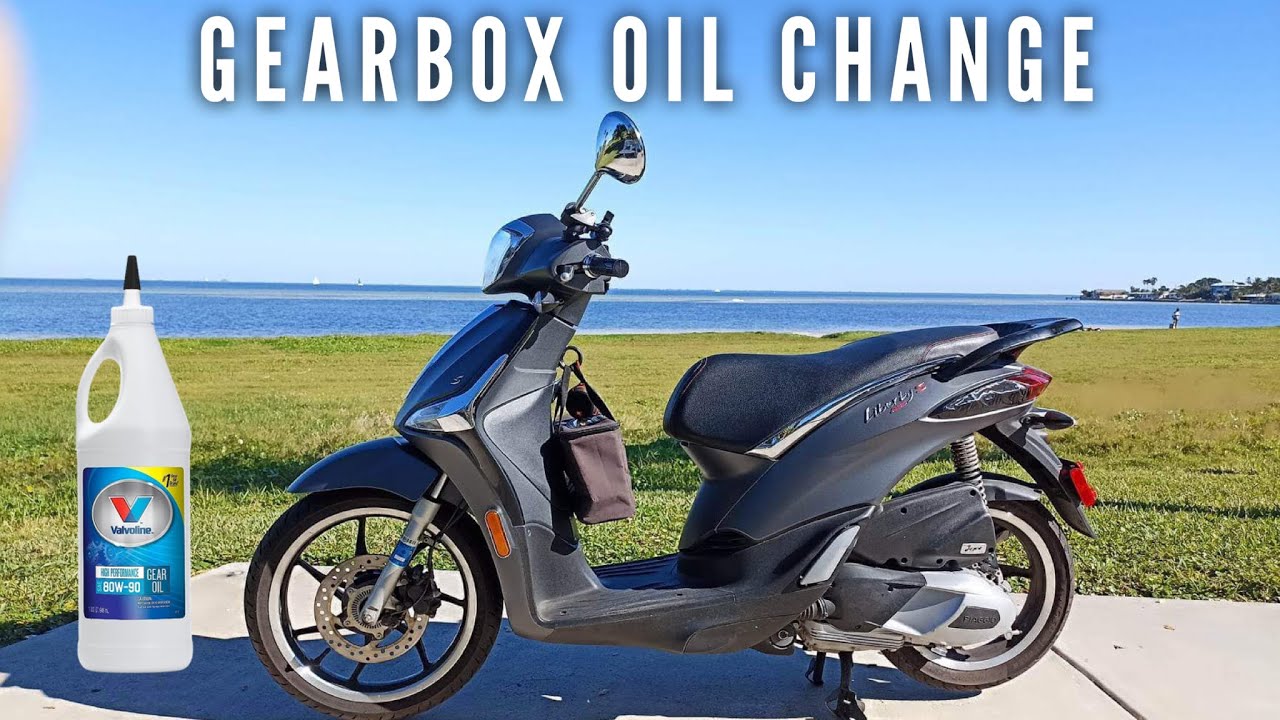 Piaggio Liberty 150S iGet Motor | Руководство по замене масла в коробке передач [4K]