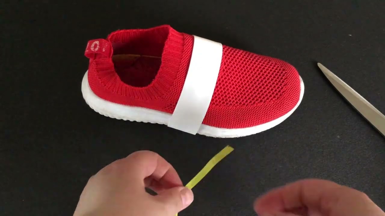 Superfast DIY Sonic shoes