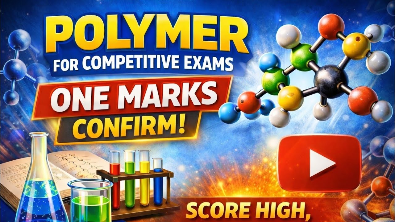 POLYMER - One Mark Confirm | Competitive Exams Preparation | Chemistry | Science for All |GSPORTAL4U